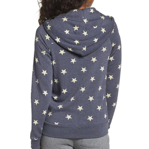 Sweat à capuche en polaire personnalisé avec logo OEM pour femmes, hiver, écologique, coupe régulière avec col à capuche - Product Image 3