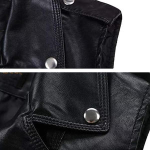 Bas prix Top haute qualité respirant hiver moto en cuir gilet Logo personnalisé léger hommes - Product Image 3