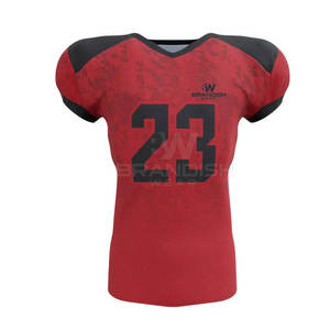 Uniforme de football américain 100% polyester respirant de grande taille, uniforme de football américain en matériau durable et vendu en gros - Product Image 2