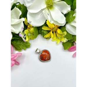Colgante Navajo hecho a mano de ostra espinosa y plata de ley con engaste de bisel, oro rosa y platino, amuleto religioso con patrón numérico - Product Image 3