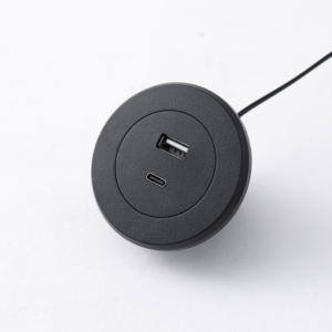 HECHO en VIETNAM Estación de carga rápida para escritorio/sofá USB y tiras de alimentación tipo C para una carga conveniente en negro/blanco - Product Image 2