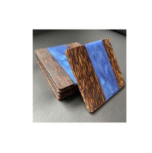Posavasos de resina de madera, posavasos de mesa de color personalizado, posavasos para bebida, Forma cuadrada al mejor precio - Product Image 4