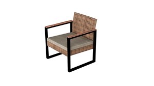 Juego de jardín de mimbre moderno al mejor precio, muebles de exterior de ratán de PE BeNK para el hogar, Hotel, escuela, patio, fabricado al aire libre - Product Image 5