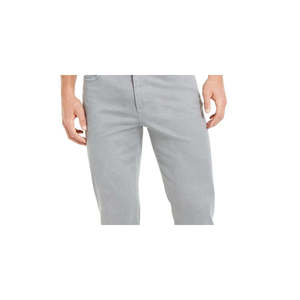 Pantaloni Calvin Klein da uomo slim-fit con stampa testurizzata, casual, a vita media, 100% cotone, vestibilità comoda, taglia 34X34, colore antracite - Product Image 2