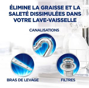 แท็บเล็ตทำความสะอาดเครื่องล้างจาน Finish Machine Care - กำจัดคราบสกปรกและคราบไขมันภายในเครื่องล้างจาน - สำหรับใช้ตลอดปี สำหรับเครื่องล้างจาน 12 เครื่อง - Product Image 3