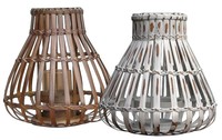 Prix ​​bas pour l'achat en gros de lanternes en rotin écologiques faites à la main, bougeoirs en bambou et en osier, style européen pour la maison, Pâques