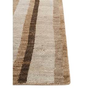 พรมขนสัตว์ถักมือสีเบจและสีน้ำตาลขนาดใหญ่ รุ่น AKWJ-1005 ลายแบบนามธรรม สำหรับตกแต่งห้องนั่งเล่นวัยรุ่น - Product Image 4