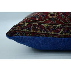 28x28 Inch Multicolor Paisley Patchwork Wool <b>Pillow</b> Vintage Woven Decorative Cushion - Product Image 4
