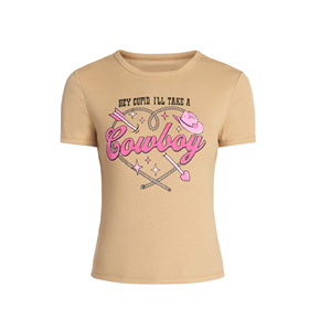 T-shirts d'été personnalisés à manches courtes, col rond, coupe ajustée, 100 % coton respirant, grande taille pour femmes, vente chaude BD - Product Image 5