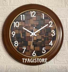 นาฬิกาไม้โบราณสำหรับตกแต่งบ้านห้องนั่งเล่นห้องนอน - Product Image 1