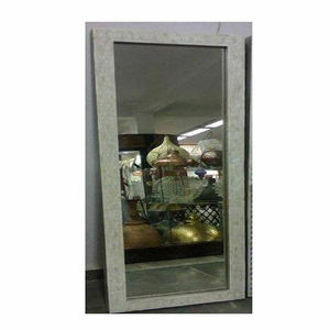 Wooden High Quality Design Decorative Wall <b>Mirror</b> Silver <b>White</b> for Home Bathroom Wedding Restaurants Manufacturer and Exporters - Product Image 1