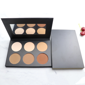 Palette Professionale di Cipria Compatta a 6 Colori, Impermeabile e a Lunga Durata per un Uso Quotidiano - Product Image 4