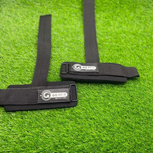 Sangles de musculation en forme de 8 - Antidérapantes, réglables, légères, en néoprène extensible pour l'entraînement en force à la salle de sport - Product Image 1