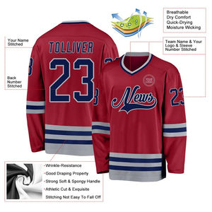 Customized New Design Top Quality Custom Ice Hockey Jerseys Mens Green Color Sublimation Hockey Jersey Wholesale Rate - Product Image 3