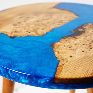 Table basse rectangulaire moderne et durable en bois massif noir blanc incrustation d'os meubles de maison pour décor de chambre à coucher de salon - Product Image 2