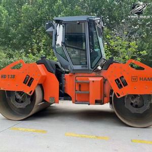 Rodillo Compactador Usado HAMM HD138, 14 Toneladas de Peso Operativo, Compactador Vibratorio de Doble Tambor, Marca Alemana Original, Compactador de Tamaño Mediano - Product Image 5