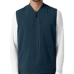 Gilet de gommage léger veste médicale gilet de gommage manteau gilet moderne avec bouton avant et 2 poches disponibles dans toutes les couleurs - Product Image 3