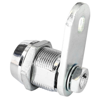 Serrure à pêne dormant pour porte et armoire, entraxe 60 mm, cylindre en alliage de zinc haute sécurité ABA
