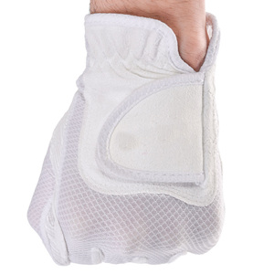 Guantes de montar a caballo de alta calidad, venta al por mayor, color blanco, ligeros, novedad - Product Image 2