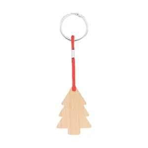 Kymor Portachiavi e Moschettoni Promozionali Personalizzati, Gadget in Bambù a Forma di Renna - Product Image 3