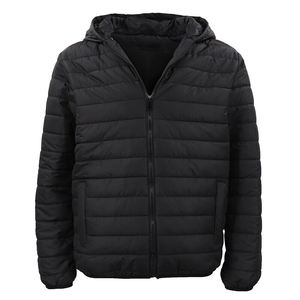 Fabricante personalizado Hombres Puffer Chaquetas Grueso Cálido Causal Wear Capucha Acolchado Abrigo Acolchado Invierno Prendas de abrigo Hombres Puffer Jacket - Product Image 2