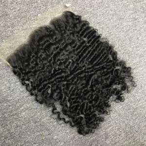 2024 vente chaude frontal birman bouclés 100% vietnamien cheveux crus Machine Double trame 100g pour les Extensions de cheveux - Product Image 6