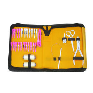 Kit d'extension de cheveux professionnel en vrac en gros outils en acier inoxydable de qualité chirurgicale comprenant des pinces de sectionnement fil à tisser - Product Image 1