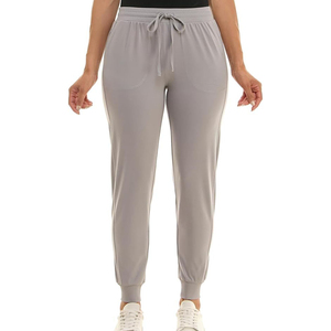 Pantalones deportivos hechos a medida para mujer, el mejor diseño, cintura alta, ajuste holgado, pantalones de chándal de pierna recta, pantalones informales transpirables para mujer - Product Image 2