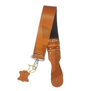 เครื่องลับคมมีดโกนหนวดและมีดโกนขนแบบพกพา ทำจากหนังวัวแท้ ทำมืออย่างมืออาชีพ ยี่ห้อ ZY สำหรับช่างตัดผม - Product Image 1