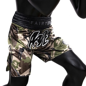 Pantalones cortos deportivos personalizados Muay Thai al por mayor con material de alta calidad diseño transpirable de secado rápido para entrenamiento de hombres MMA Fitness - Product Image 4