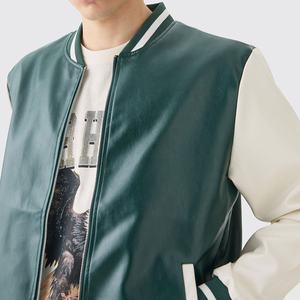 Chaqueta Varsity de Lona con Diseño OVO Western Mustangs 2025, Talla Grande, Chaqueta Bomber de Invierno Tejida, Cuello Alto, Bordado Frontal, Transpirable - Product Image 2