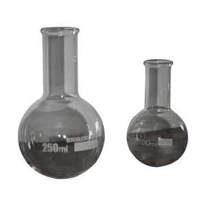 Bình Đáy Tròn Bình Thủy Tinh Hóa Học Đáy Tròn Cổ Ngắn Đun Sôi Phòng Thí Nghiệm Cổ Hẹp - Product Image 2