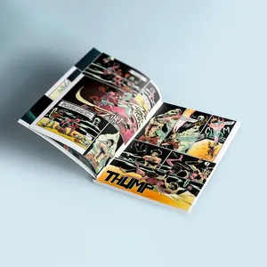 Thick full colour graphic novel printing with free sample