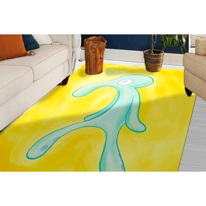 Tapis Squidward Painting : Tapis personnalisé antidérapant, tapis en chenille - Product Image 2
