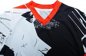 Maillot de motocross en polyester personnalisé, dernier modèle, pour adultes, vêtements exclusifs pour la course automobile et moto - Product Image 4