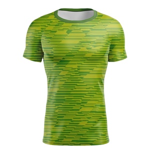 Ropa deportiva para hombre, camiseta de compresión con estampado de sublimación completa, manga corta, Rashguard Bjj Rash Guard, precio al por mayor personalizado - Product Image 1