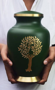 Urnas para cenizas humanas para adultos, hechas a mano, decorativas, cremación funeraria, urnas de varios colores para cenizas de adultos - Product Image 5