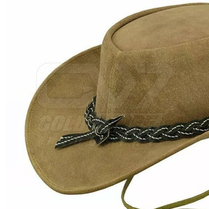 Sombrero de cuero ligero para mujer con estilo personalizado y ajuste cómodo para sombreros de cuero de uso diario - Product Image 6
