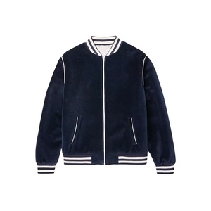 Veste de baseball universitaire pour homme de qualité supérieure, sur mesure, avec col montant, broderie de luxe, couleurs et tailles personnalisées - Product Image 1