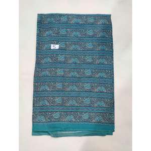 Tela Crepe Saree Nueva calidad de reciclaje Material ligero y de cortinas para ropa de dormir con estampado de puntos elegante disponible para niñas - Product Image 2