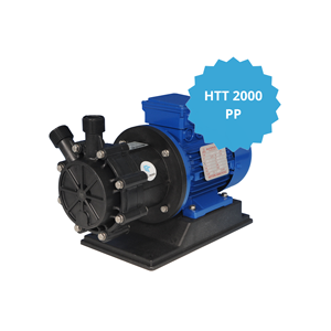 Magnetic driven turbine pumps model HTT 2000 PP with motor 0,37kw IEC 71 2P made of plastic for acid handling water pump - Product Image 1