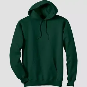 Sweat à capuche zippé pour hommes grande taille en gros 100% coton pull personnalisé avec impression et broderie de motifs 3D et logo personnalisé - Product Image 3