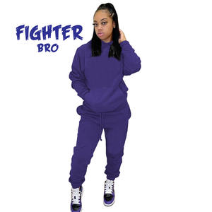 Costume de jogging 2 pièces décontracté grande taille pour femmes avec veste à fermeture éclair pantalon de survêtement ensemble de survêtements avec fermeture à cordon de serrage survêtement - Product Image 1