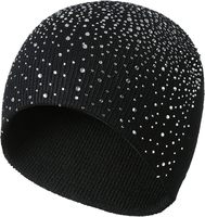Bonnet d'hiver personnalisable 100 % acrylique imprimé avec image de haute qualité et logo en strass, unisexe, pour affaires, mode, cyclisme, décontracté