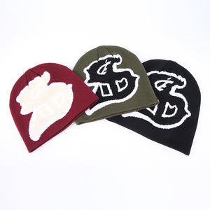 100% impresión Digital de alta calidad Unisex adulto invierno cálido calavera protección Gorro con tejido Jacquard - Product Image 1