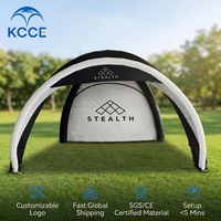Tente gonflable personnalisée, imperméable, pour événements en plein air, dôme gonflable robuste, auvent gonflable publicitaire pour salon professionnel