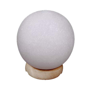 Elegante Lámpara de Sal de Cristal Rosa en Forma de Bola Hecha a Mano con Técnica Tallada, Tacto Real para Decoración de Bodas y Festividades - Product Image 4