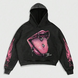 Sudadera con capucha personalizada para hombre, sudaderas con capucha a medida para equipos universitarios DTG DTF, bordado por sublimación, acento de diamantes de imitación, envío mundial seguro - Product Image 1