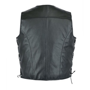 Chaleco Ecuestre de Cuero Marrón para Hombre de la Mejor Calidad, para Montar en Invierno, Transpirable, Estilo Vintage, Personalizable, Precio de Fábrica - Product Image 2