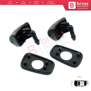 BSP523 2 Pièces Buses de pulvérisation d'eau pour lave-glace arrière pour R19 1988-2000 3/5 portes HB 7700793609 - Product Image 6
